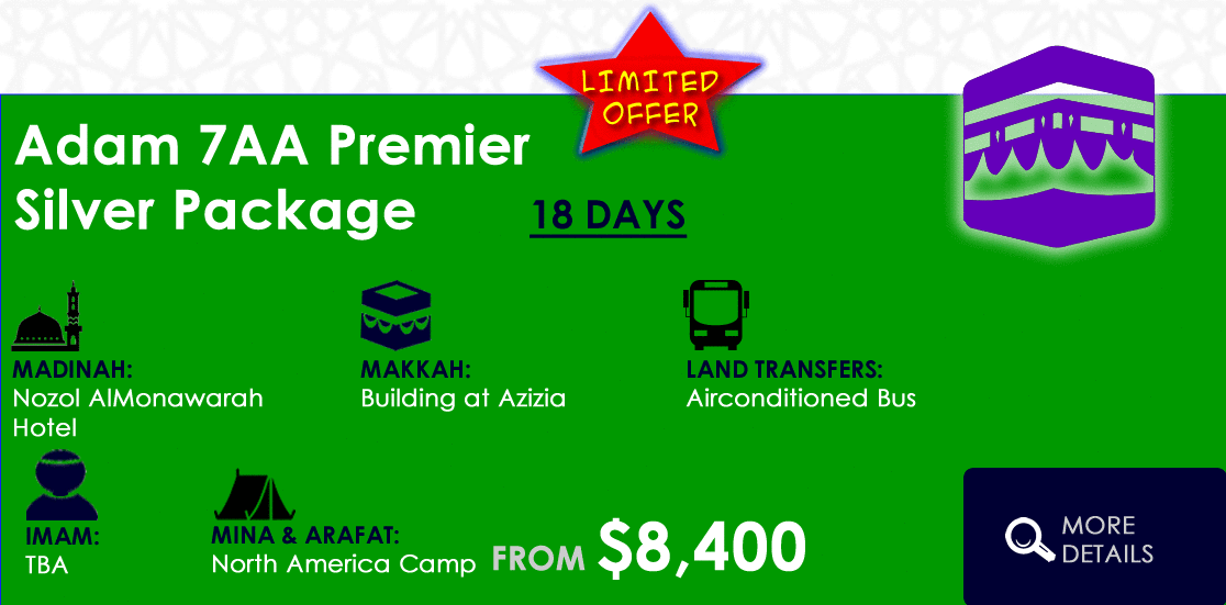 16 Days 5 Star Affordable Hajj 2022 Package from USA - Sara International  Travel